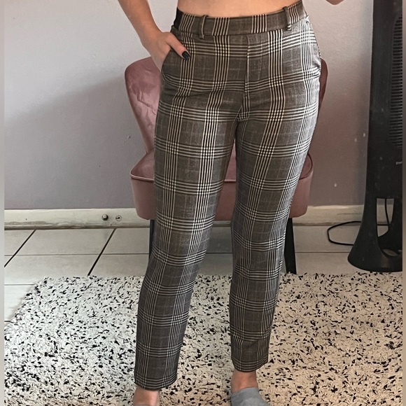H&M Women's Grey and Black Trousers - Picture 1 of 3
